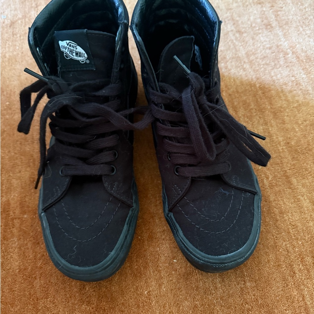 Vans Black Canvas High-Tops